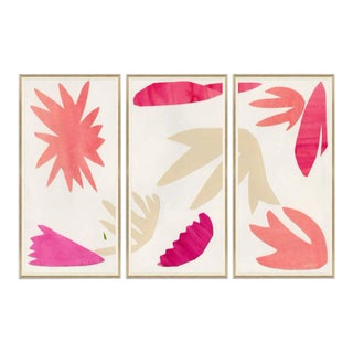 Spring Fling I, II & III Framed Art Prints - Set of 3 by Susan Hable For Sale