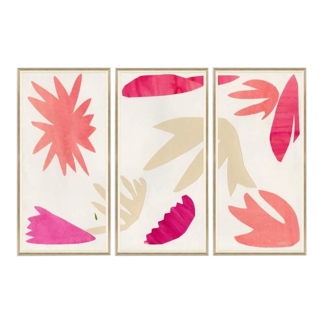 Spring Fling I, II & III Framed Art Prints - Set of 3 by Susan Hable For Sale