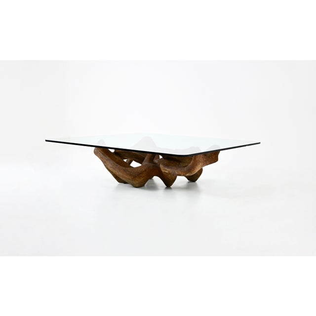 Coffee Table attributed to Claudio Trevi, 1970s For Sale - Image 11 of 11