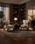 A magnificent and eye-catching matching pair of fully refurbished Hungarian Art Deco lounge armchairs, featuring rich...