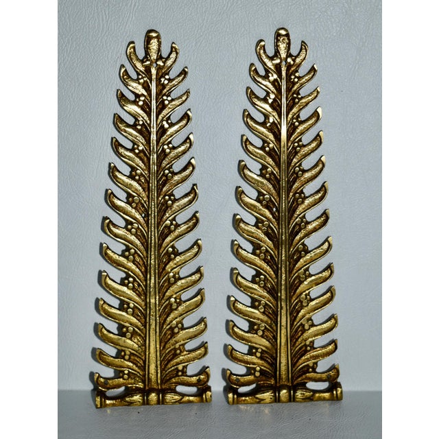 Brass Antique French Empire Style Brass Ornate Ormolu For Sale - Image 8 of 11