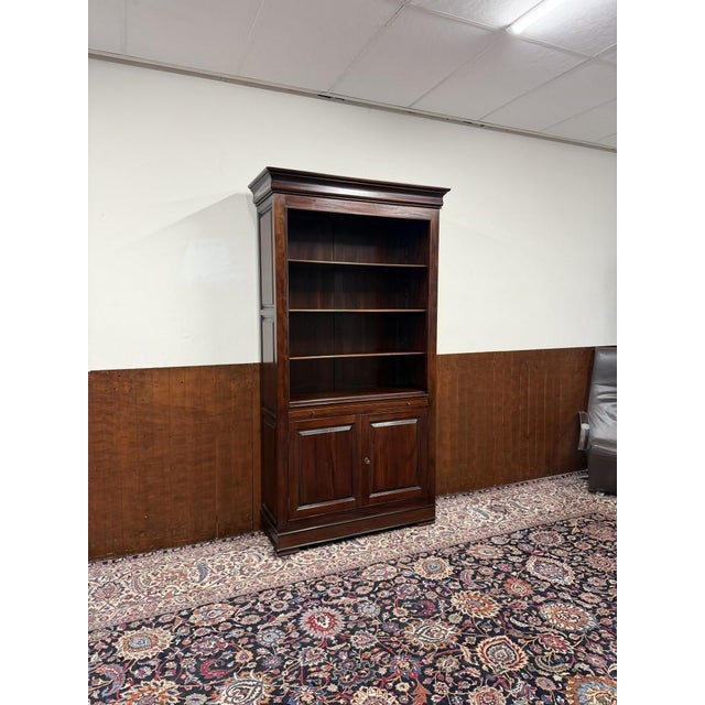 Classic English Mahogany Bookcase For Sale - Image 13 of 13