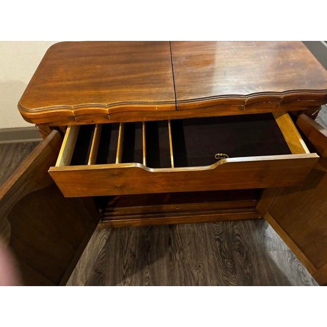 French Country 1970s Thomasville French Country Server Buffet Table For Sale - Image 3 of 11