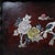 Late 20th Century Scalloped Wooden Tray With Mother-of-Pearl Bird and Peony Inlay For Sale - Image 10 of 10