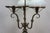 Vintage Brass 3 Light Apothecary Pharmacy Student Hurricane Lamp 28" For Sale - Image 6 of 14