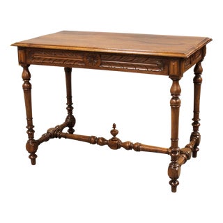 Antique Walnut Writing Desk For Sale