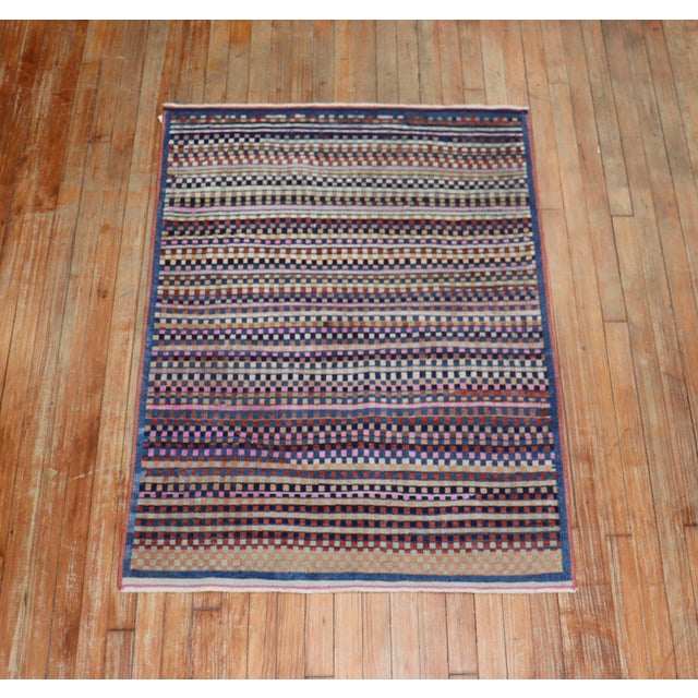 Funky 20th Century Turkish Deco Rug For Sale In New York - Image 6 of 6