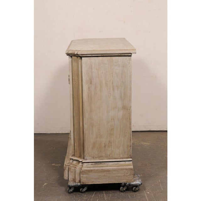 Vintage Italian Style Painted Reclaimed Wood Buffet Cabinet For Sale In Atlanta - Image 6 of 11