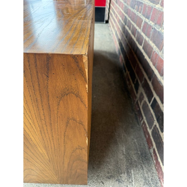 Lane Furniture 1970s Lane Furniture Pueblo Brutalist Nine-Drawer Dresser / Credenza For Sale - Image 4 of 10