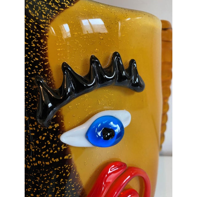 Murano Glass Fish Head Vase, 1980s For Sale - Image 4 of 18
