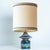 Beige Blue Tiered Silhouette Ceramic Table Lamps from Soholm, Denmark, 1960s, Set of 3 For Sale - Image 8 of 10