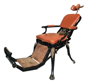 Metal Barber Chair, 1890s