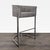 This Euro Style counter stool features a soft grey upholstered seat and back for comfort. Its sturdy metal frame adds a...