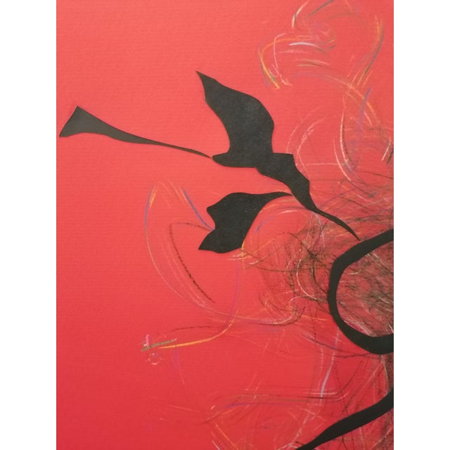 Early 21st Century Stefano Mazzolini, Rorflo, 2023, Collage & Pastel on Paper For Sale - Image 5 of 9