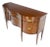 Baker Crotch Mahogany Serpentine Front Federal Sideboard Credenza Cabinet For Sale