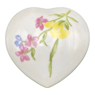 D Porthault Printemps Heart Box For Sale