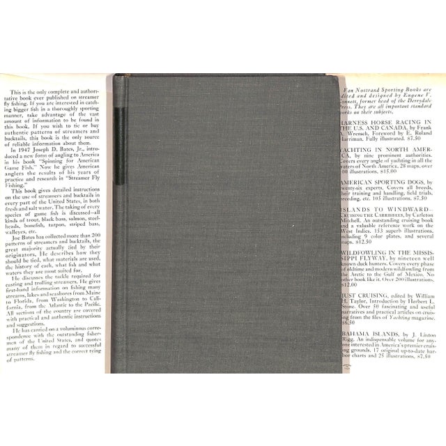 Traditional "Streamer Fly Fishing in Fresh and Salt Water" 1950 Bates, Joseph D. Jr. For Sale - Image 3 of 10