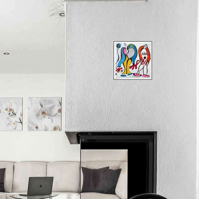 “Between You and Me” is a small but wonderfully expressive drawing that captures the electric, unspoken space between two...