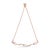 Haus of Brilliance 14K Rose Gold Plated .925 Sterling Silver 1/10 Cttw Diamond Wave and Hearts 4”-10” Adjustable Bolo Bracelet (I-J Color, I3 Clarity) For Sale - Image 4 of 6