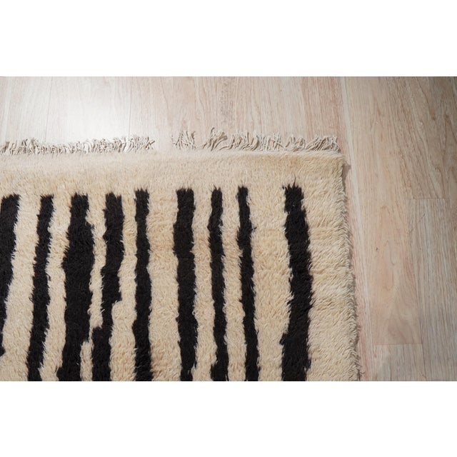 9x12 Mira Iris Yellow Tribal Modern Hand Knotted Wool Carpet Rug For Sale In New York - Image 6 of 8