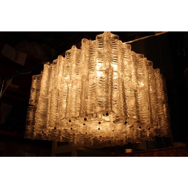 Square Chandelier from Venini, Italy, 1960s For Sale - Image 8 of 18