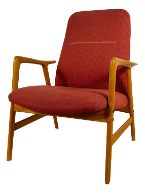 Mid-Century Modern Lounge Chair by Alf Svensson, Sweden, 1960