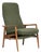 Mid-Century Modern Contour Armchair by A. Svensson, Antique, Sweden, Circa 1960 For Sale
