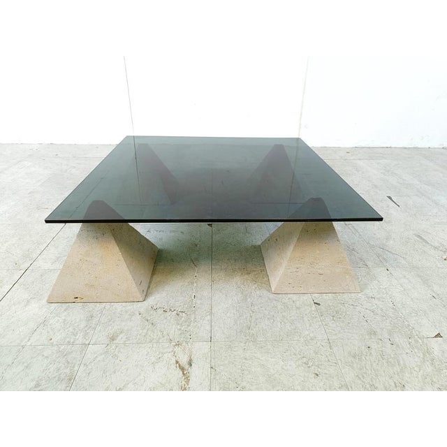 Vintage Stone Pyramid Coffee Table, 1970s For Sale - Image 4 of 11