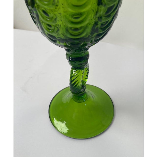 Large Vintage Handcrafted Murano Glass Chalice, 1950s For Sale - Image 14 of 16