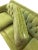 Chartreuse Mid-Century Modern Chartreuse Velvet Sofa For Sale - Image 8 of 8