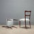 Brown Vintage Chairs in Mahogany and Fabric, Italy, 1950s, Set of 4 For Sale - Image 8 of 9