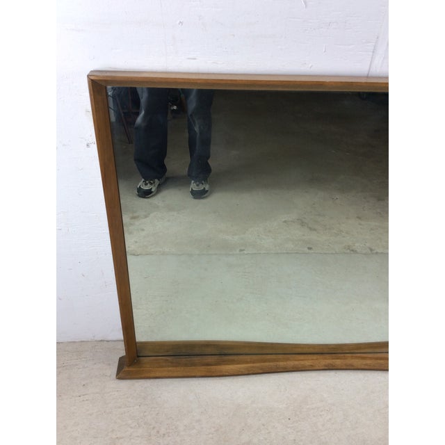 Mid Century Modern Wall Mirror by Heywood Wakefield For Sale - Image 4 of 18