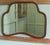 1920s Art Deco Walnut Wall Mirror, 1920 For Sale - Image 5 of 7