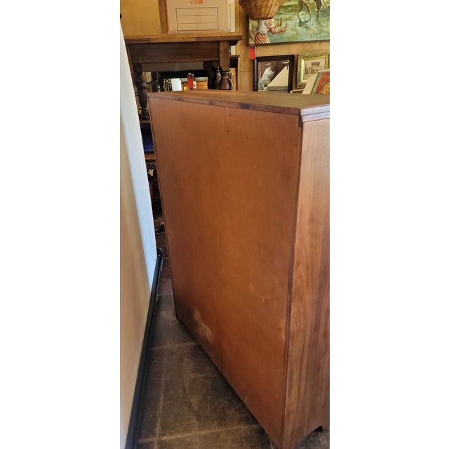 Globe-Wernicke Walnut Bookcase #48d Adjustable Shelfs For Sale In San Diego - Image 6 of 10