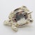 Silver Vintage Italian Handmade Sterling Silver 925 Enameled Turtle Figurine from Saturno, 1980s For Sale - Image 8 of 12