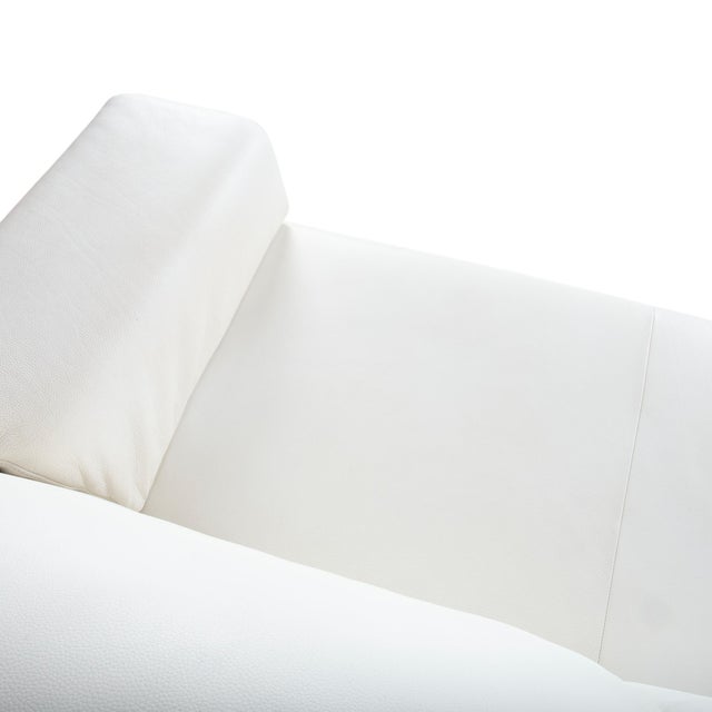 Model 4000 2-Seater Sofa in Cream Leather from Rolf Benz For Sale - Image 6 of 12