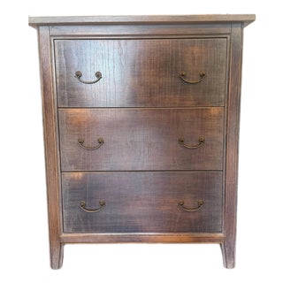 Italian Three-Drawer Wood Chest by Buying & Design, Florence For Sale