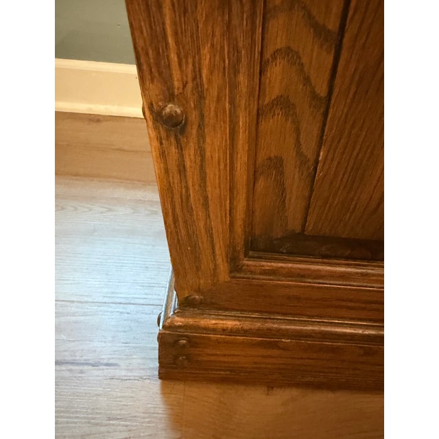 Vintage Romweber Viking Oak Desk Bucket For Sale In Chicago - Image 6 of 9