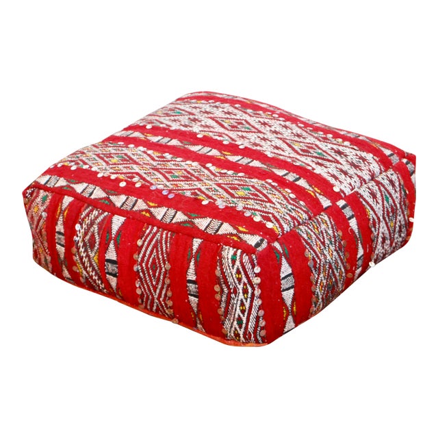 Moroccan Kilim Floor Pillow Chairish