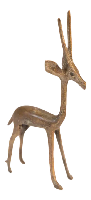 Vintage African Forward Facing Gazelle