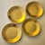 6 Inch Canape Plates Set of 4 Dimensions: 6" Canape [5.9375] Carat Gold Pattern (all gold) by Philippe Deshoulieres...