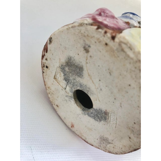 Rose Vintage Chinese Porcelain Famille Rose Immortal Figurine For Sale - Image 8 of 10