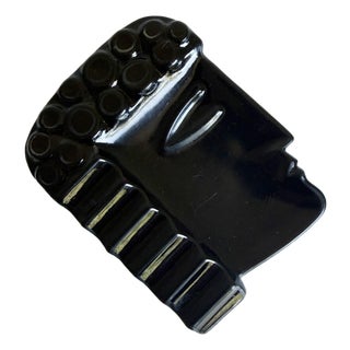 1940s Figural Male Ashtray Catchall Dish, Art Deco Era For Sale