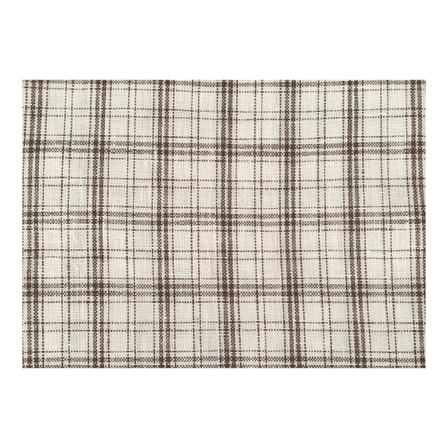 Plum Textiles Everett Moss Linen For Sale