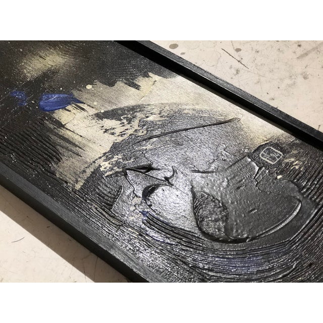 J. Feschotte, an Orientalist Lyrical Abstract Painting, 1990s, Wood For Sale - Image 10 of 12