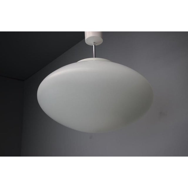 Large Mid-Century Modern Czechoslovakian Pendant Light, 1960s For Sale - Image 3 of 8