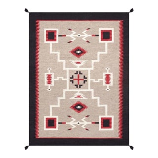 Tuscany Wool Mocha Area Rug, 5' 2'' X 6'11'' For Sale