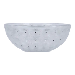 Vintage C.1950's Rene Lalique Signed French Leaded Crystal "Nemours" Bowl