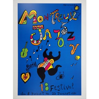 Dancing Nana Poster after Niki de Saint-Phalle For Sale