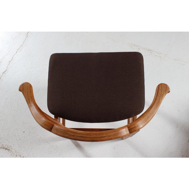 Danish Dining Chairs in Oak by Henning Kjærnulf for EG Møbler, 1970s, Set of 4 For Sale - Image 12 of 15